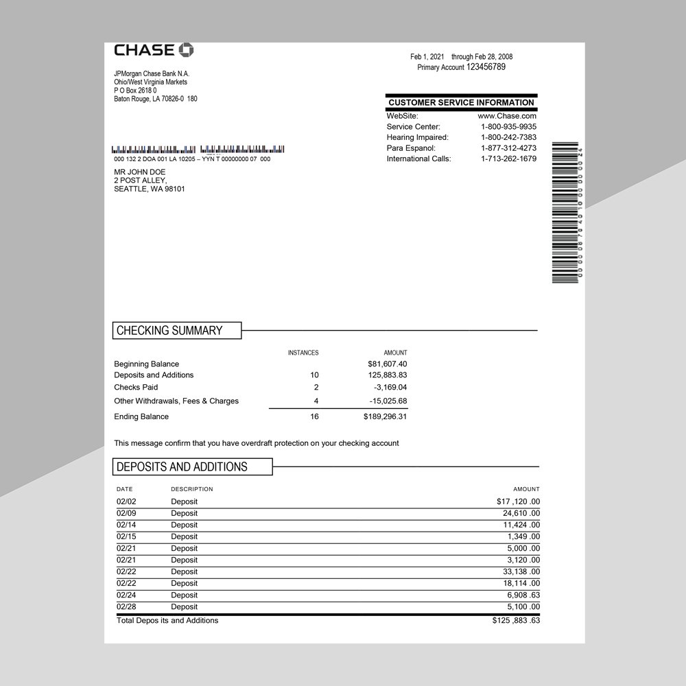 Go2bank Bank Statement Template - Ozoud